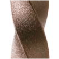 Metallic chestnut finish.