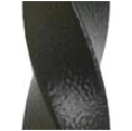 Textured black finish.